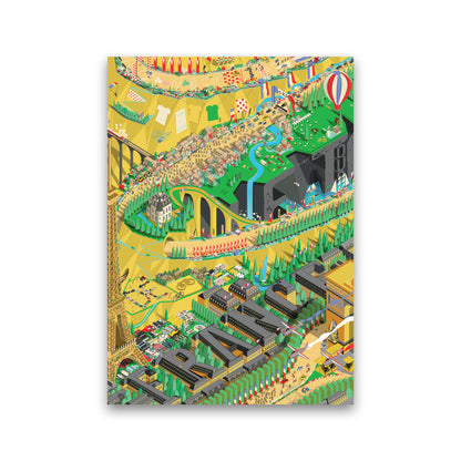 Isometris TDF Cycling Print by Wyatt9 Print Only