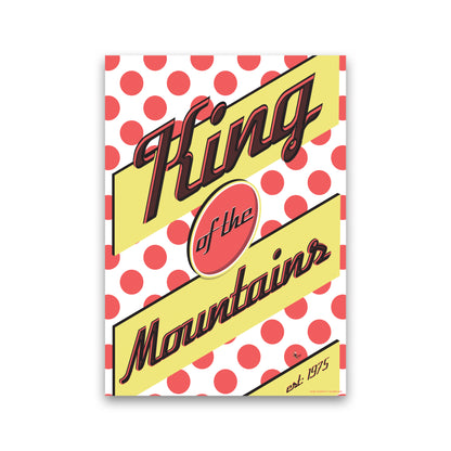 KOTM Cycling Print Red by Wyatt9 Print Only