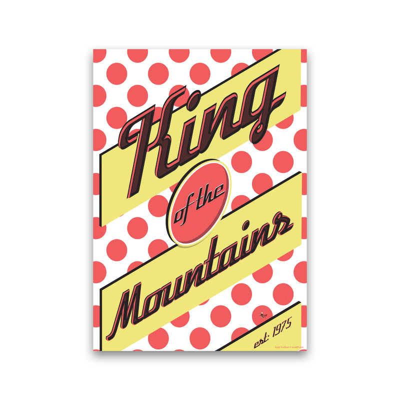 KOTM Cycling Print Red by Wyatt9 Print Only