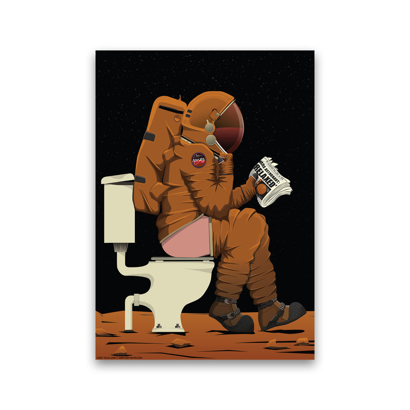 Mars on Loo by Wyatt9 Print Only