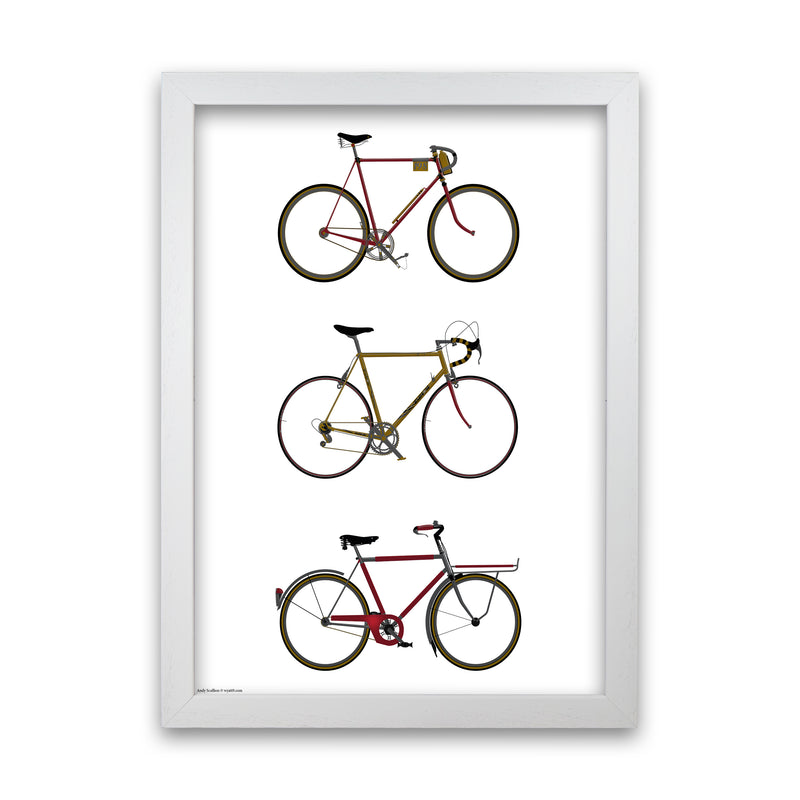 Three Bikes by Wyatt9 White Grain