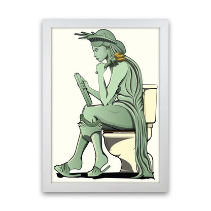 Statue of Liberty Loo by Wyatt9 White Grain