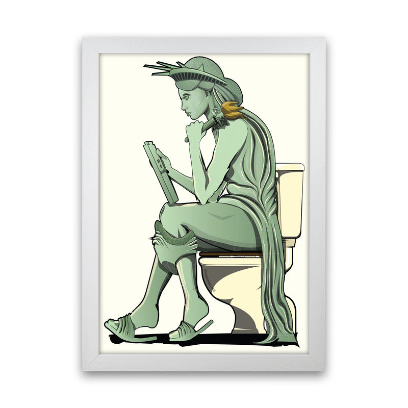 Statue of Liberty Loo by Wyatt9 White Grain