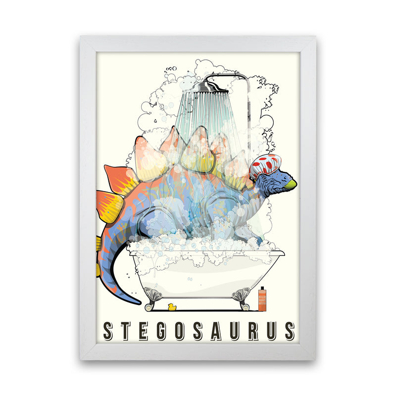 Steg Bathroom Print by Wyatt9 White Grain