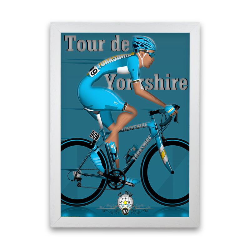 Tour De Yorkshire 2018 Blue by Wyatt9 White Grain