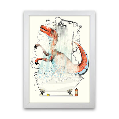 Velociraptor Bathroom by Wyatt9 White Grain