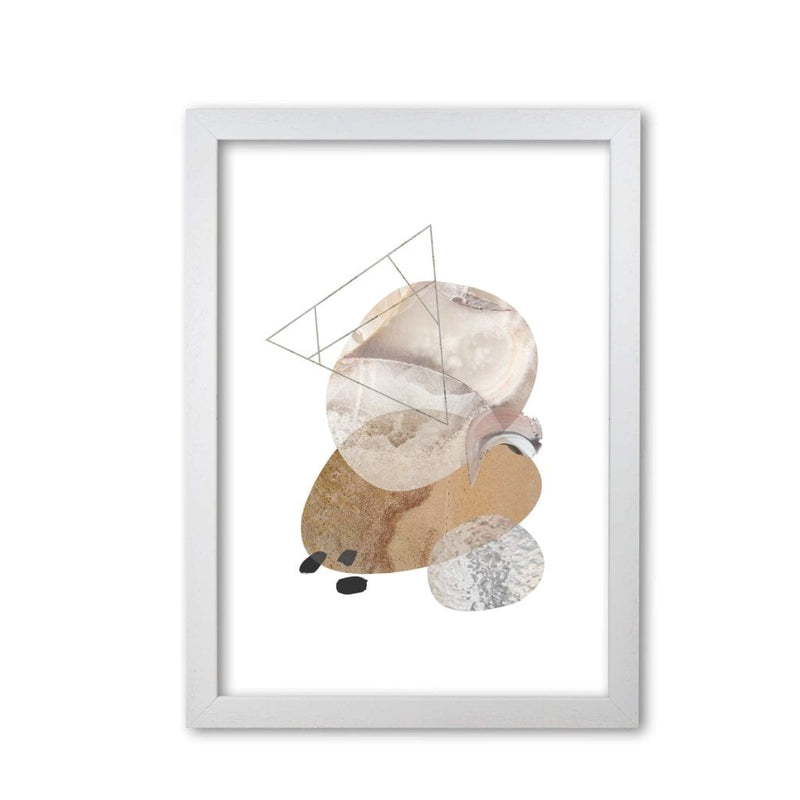 Abstract geometric pebble modern fine art print