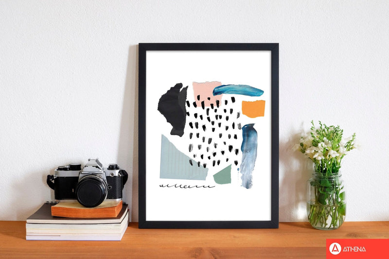 Abstract shapes artboard modern fine art print