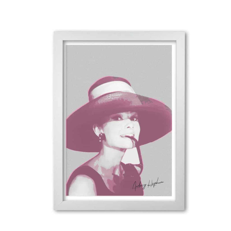 Audrey hepburn vintage modern fine art print