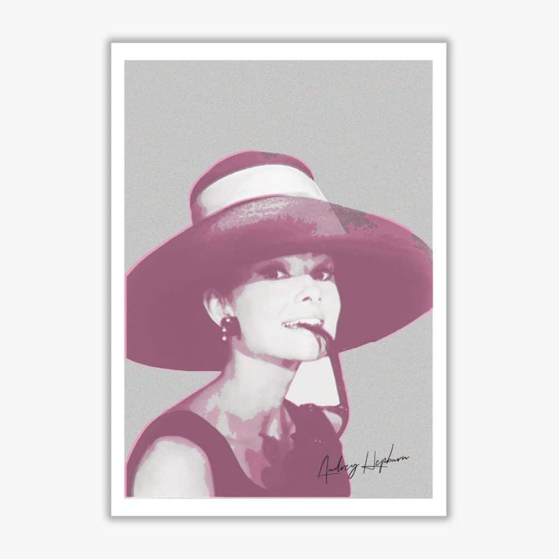 Audrey hepburn vintage modern fine art print