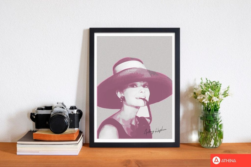 Audrey hepburn vintage modern fine art print