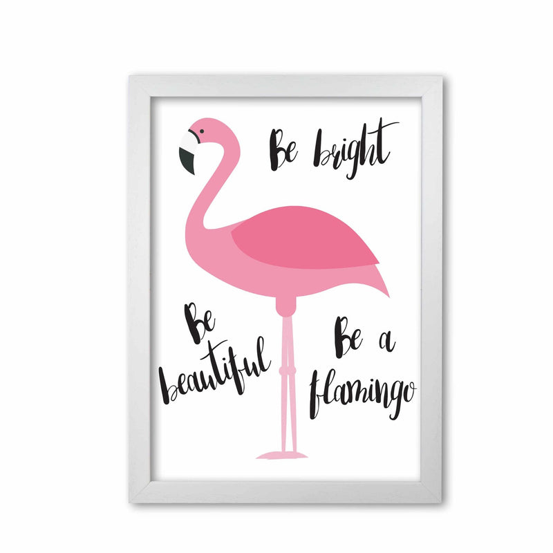 Be a flamingo modern fine art print