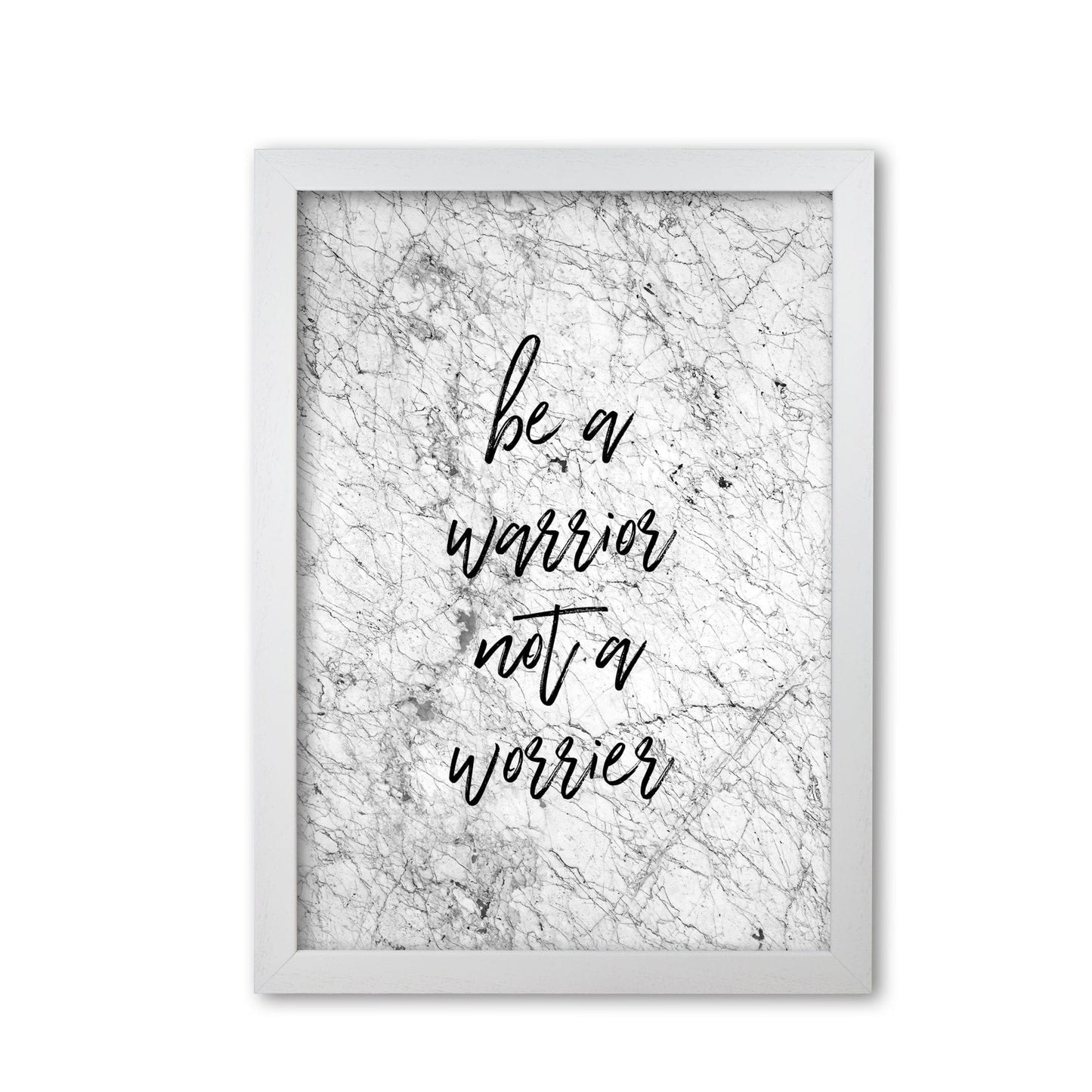 Be a warrior fine art print by orara studio