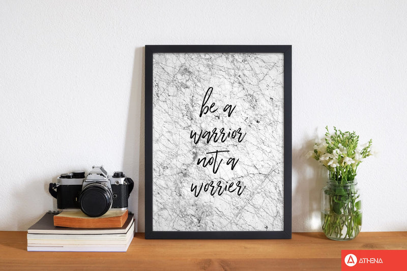 Be a warrior fine art print by orara studio