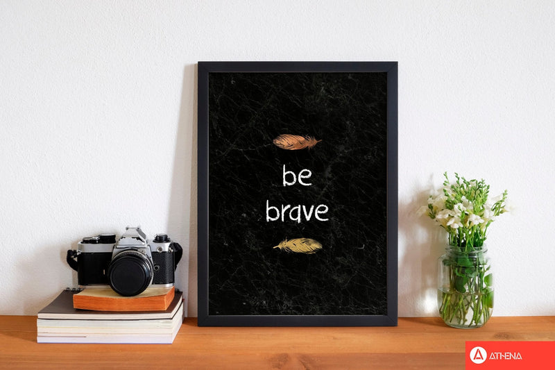Be brave baby quote fine art print by orara studio