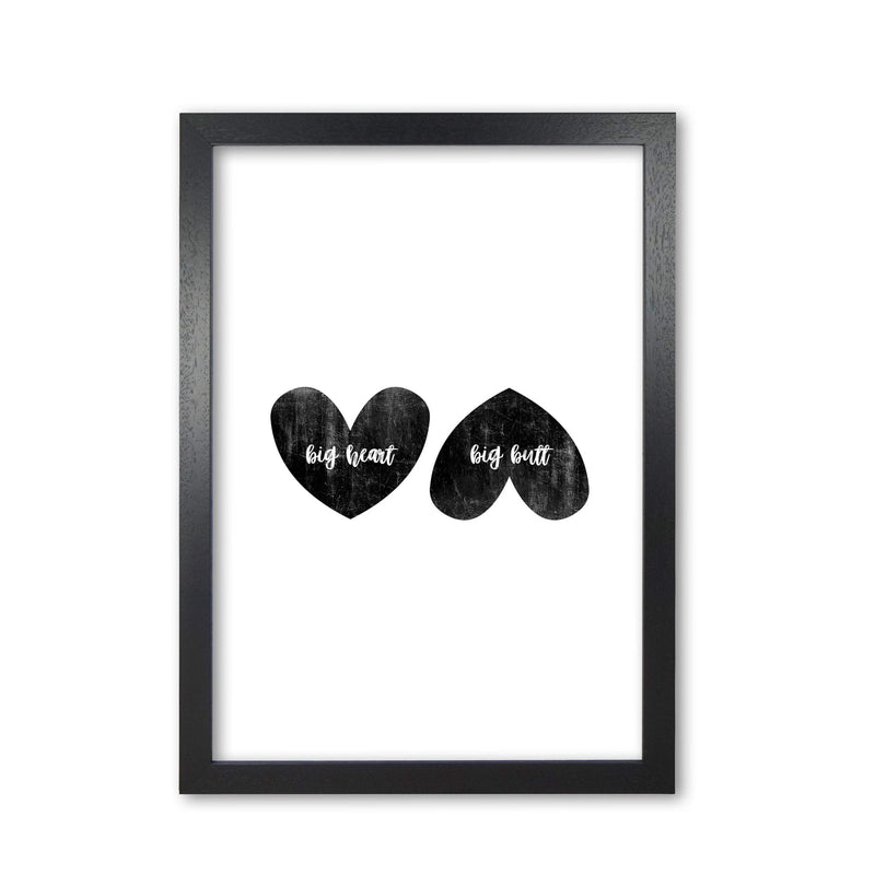Big heart big butt humorous art fine art print by orara studio