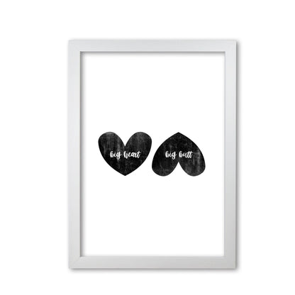 Big heart big butt humorous art fine art print by orara studio
