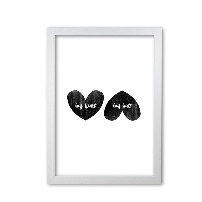 Big heart big butt humorous art fine art print by orara studio