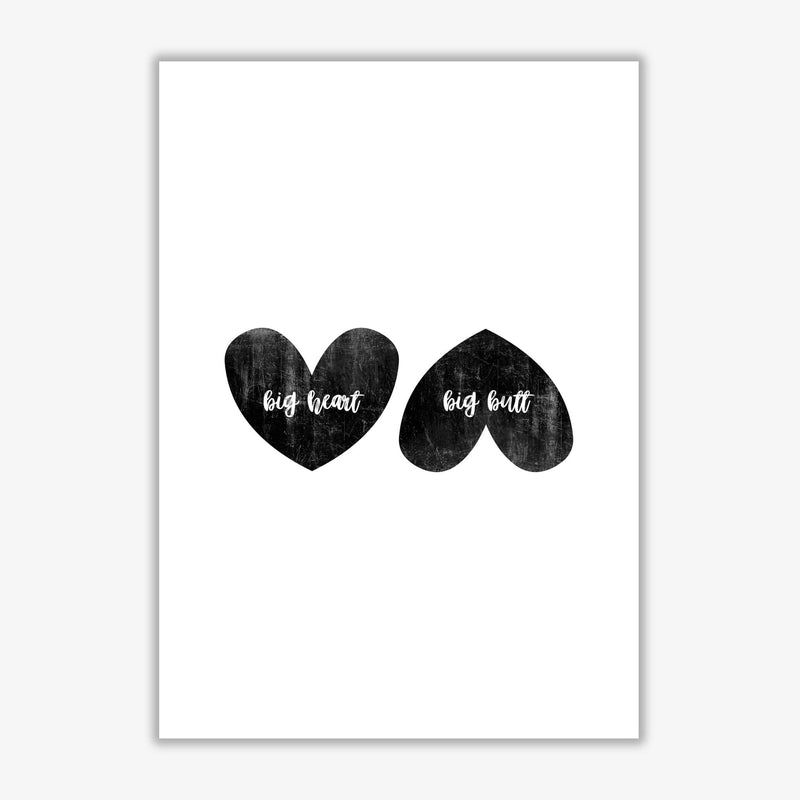 Big heart big butt humorous art fine art print by orara studio