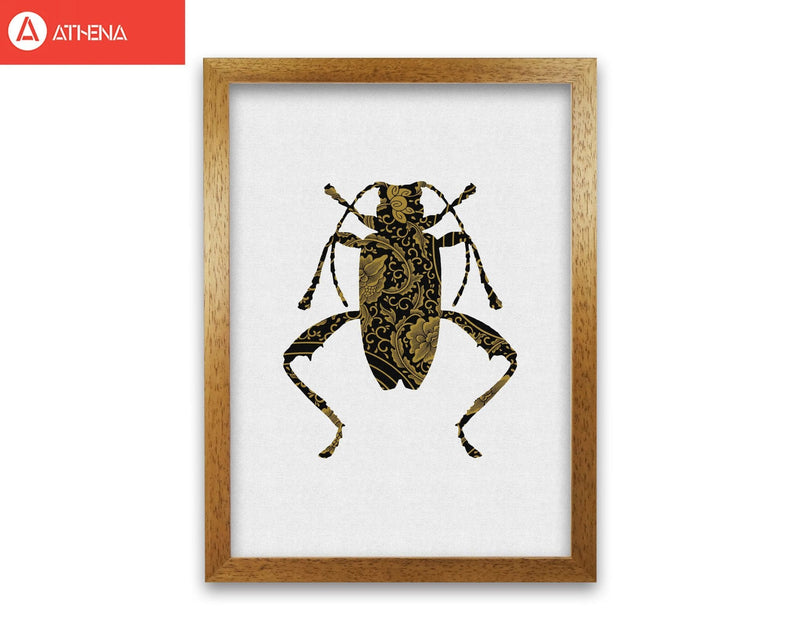 Black and gold beetle iii fine art print by orara studio