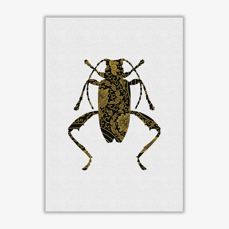 Black and gold beetle iii fine art print by orara studio