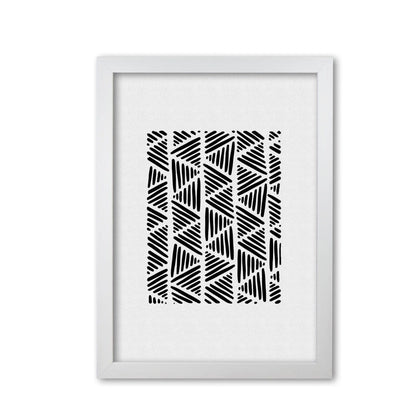 Black and white abstract i fine art print by orara studio