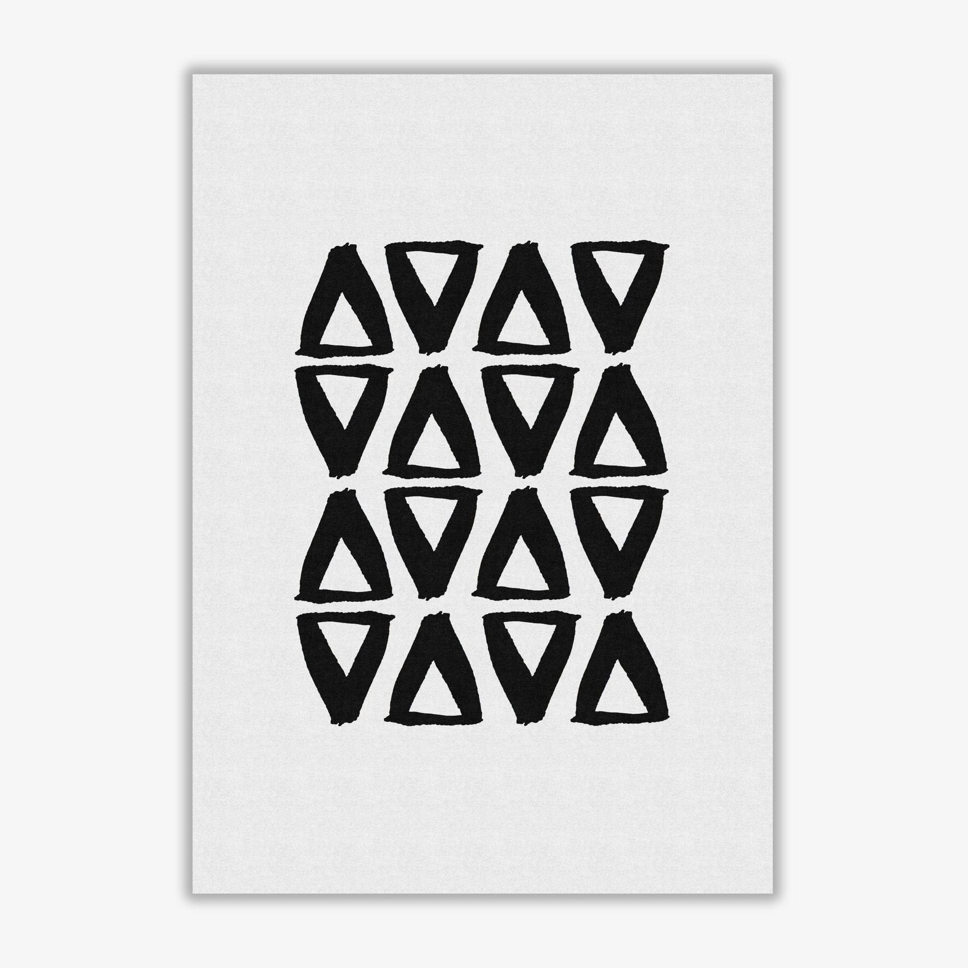 Black and white abstract ii fine art print by orara studio
