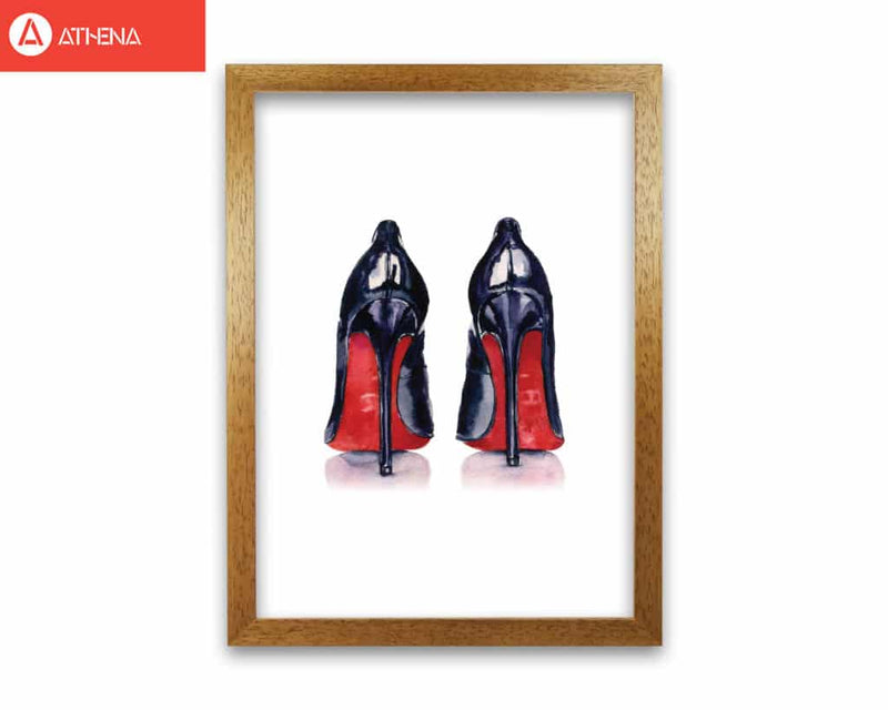 Black high heels modern fine art print