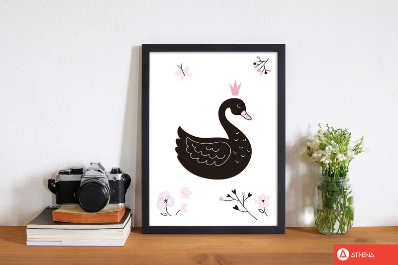 Black swan modern fine art print