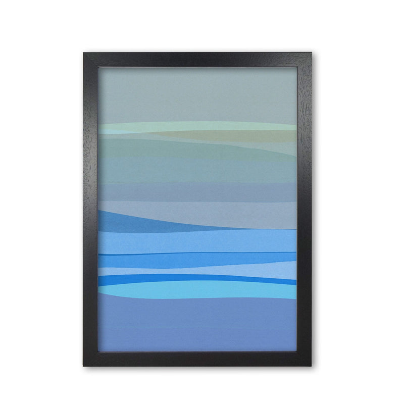 Blue abstract i fine art print by orara studio