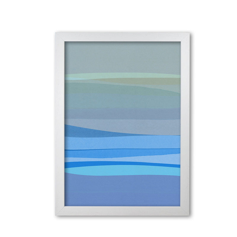 Blue abstract i fine art print by orara studio