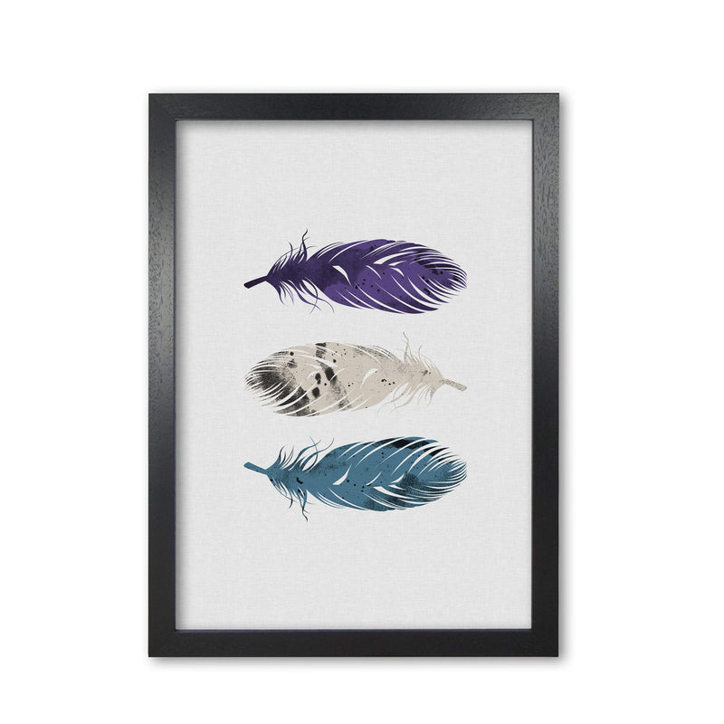 Blue, purple &