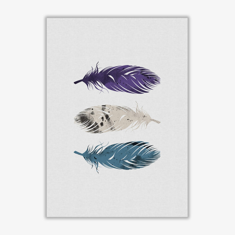Blue, purple &