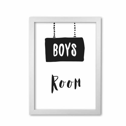 Boys room black modern fine art print, framed childrens nursey wall art poster