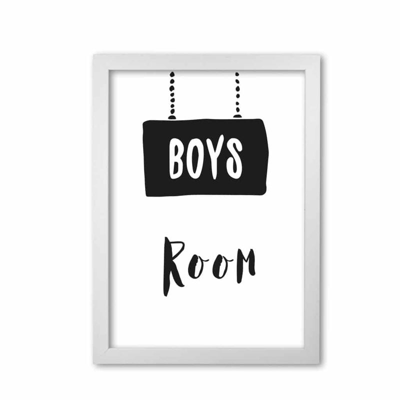 Boys room black modern fine art print, framed childrens nursey wall art poster