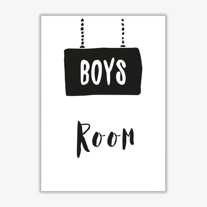 Boys room black modern fine art print, framed childrens nursey wall art poster
