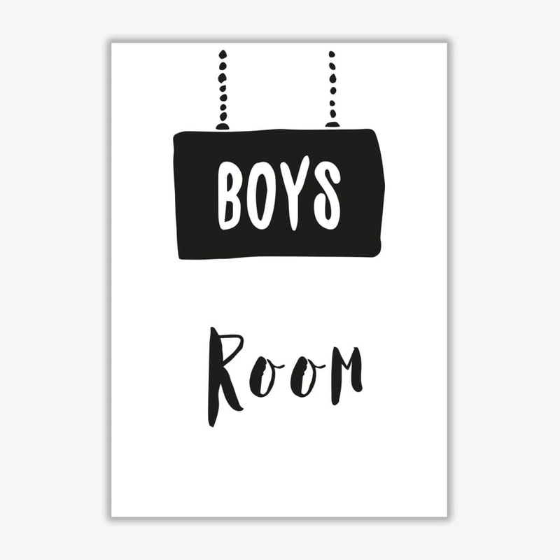 Boys room black modern fine art print, framed childrens nursey wall art poster