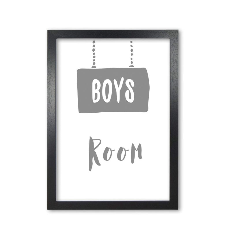 Boys room grey modern fine art print, framed childrens nursey wall art poster