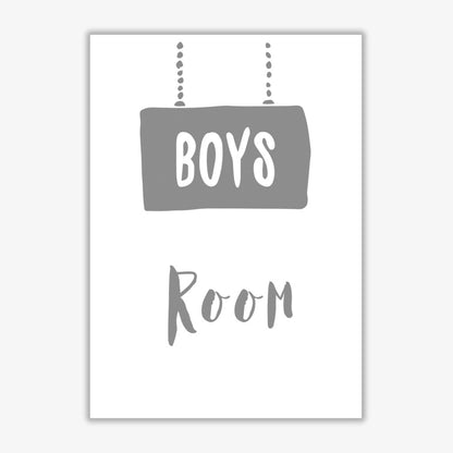 Boys room grey modern fine art print, framed childrens nursey wall art poster