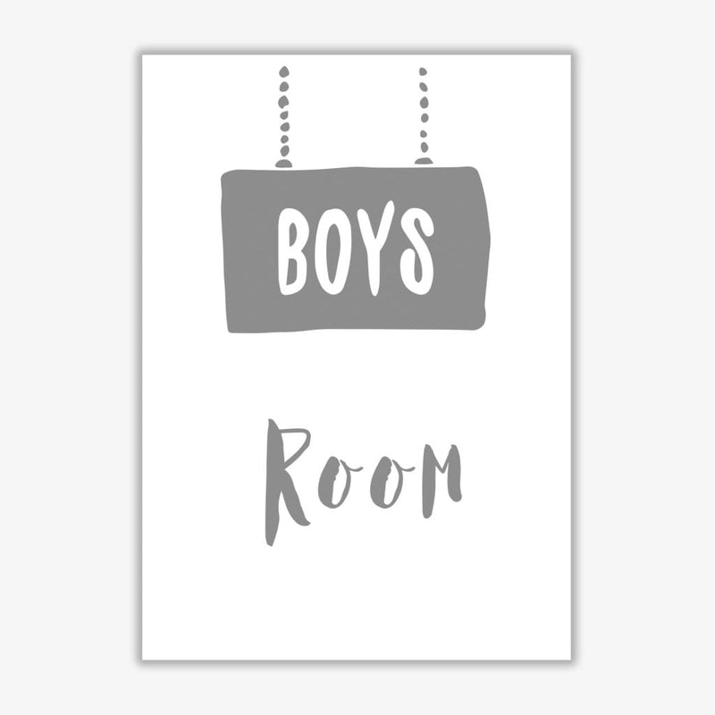 Boys room grey modern fine art print, framed childrens nursey wall art poster