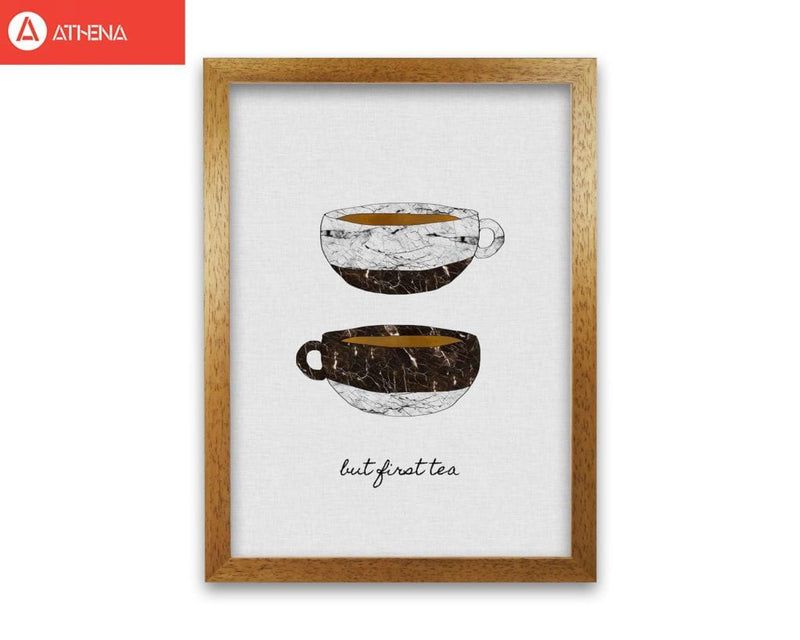 But first tea fine art print by orara studio, framed kitchen wall art