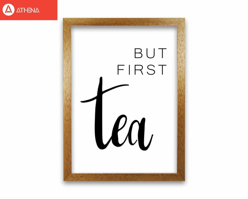 But first tea modern fine art print, framed kitchen wall art