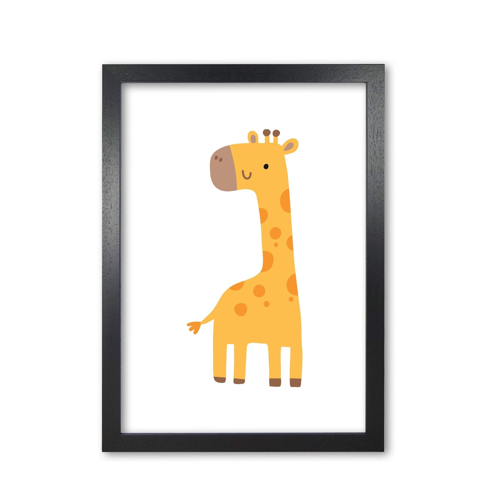 Children&#39;s animals, giraffe modern fine art print