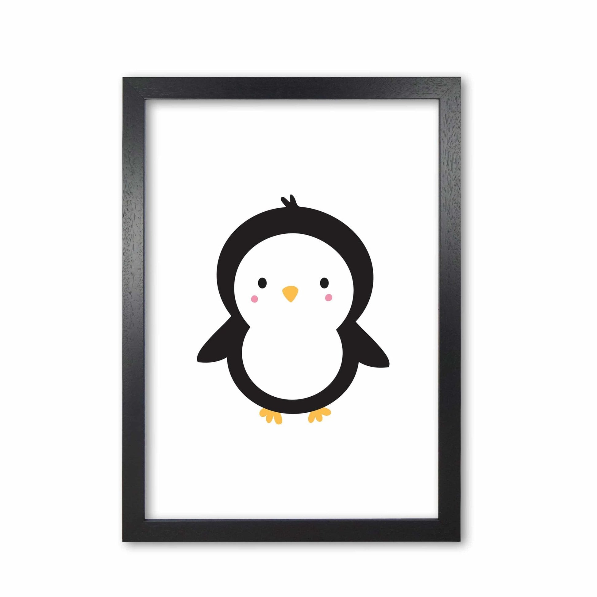 Children&#39;s animals, penguin modern fine art print
