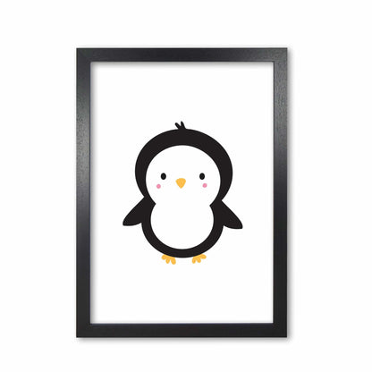 Children&#39;s animals, penguin modern fine art print