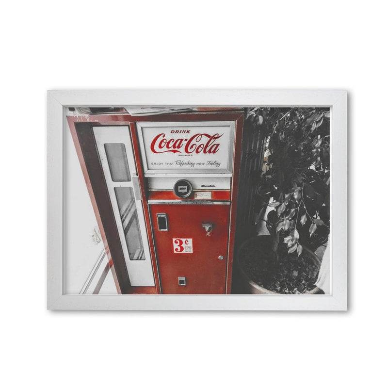 Coca cola vending machine modern fine art print