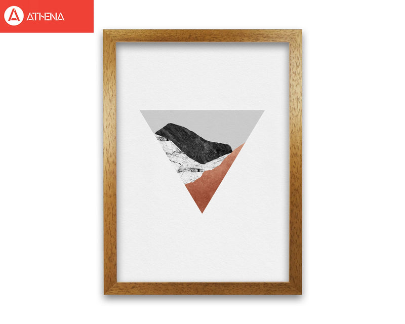 Copper geometric ii fine art print by orara studio