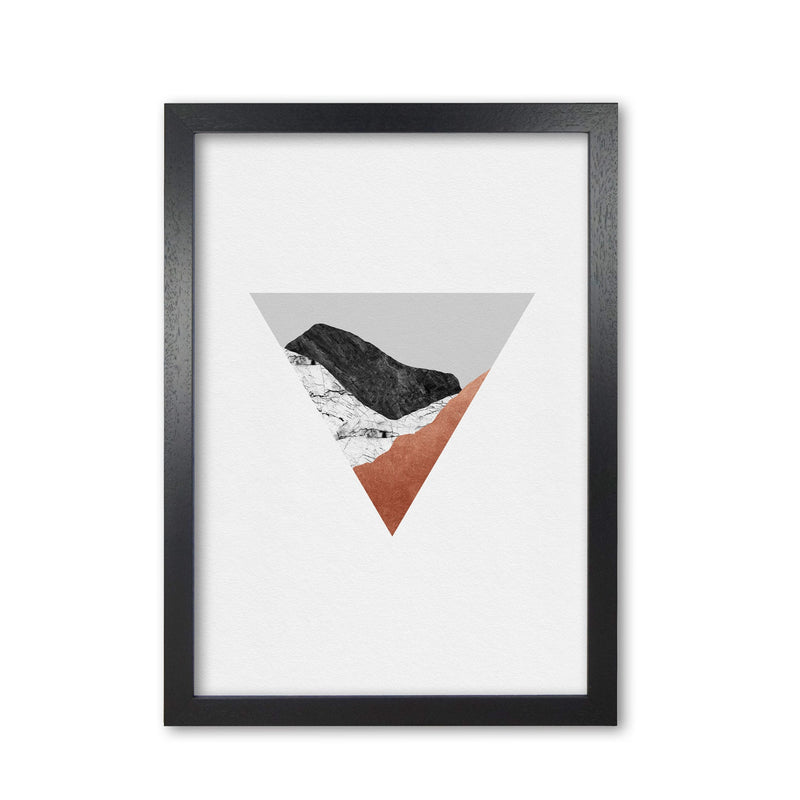 Copper geometric ii fine art print by orara studio