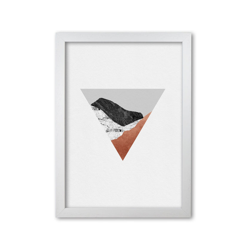 Copper geometric ii fine art print by orara studio