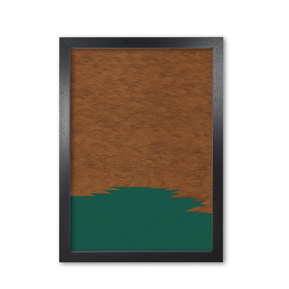 Copper &#038; green landscape fine art print by orara studio